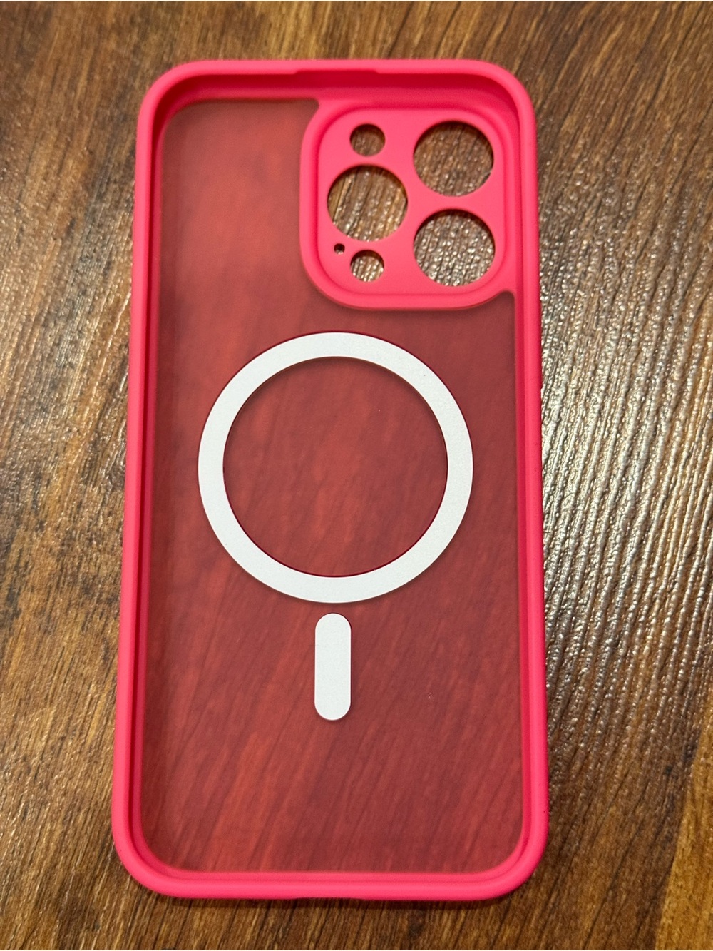 Pink MagSafe-Compatible iPhone 15 Pro Max Case - Picture 2 of 4